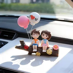 Cartoon Couple Design Car Decoration, Creative Car Interior Decoration, Automotive Ornaments, Fashion Car Accessories for Women & Men, Car Stuff, Car Decor for Girls, Teenage Girl Gifts