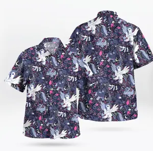 2026 Hawaiian Sets PKM [FREESHIP] Plot Twist I Dress Like This – Night Slash Hawaiian Shirt – Dark Tone Battle Style Anime PKM Aloha Latias Latios Hawaiian Shirt