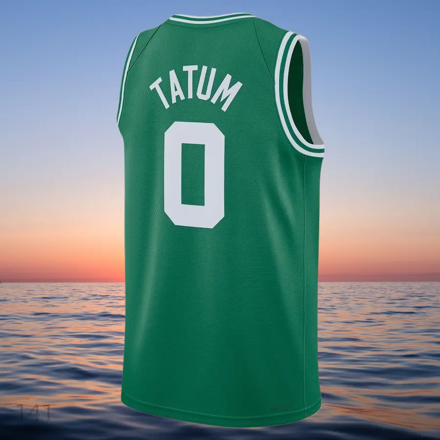 Jayson Tatum Men's Classic-Design Sleeveless stitched Basketball Jerseys green shirt 2025