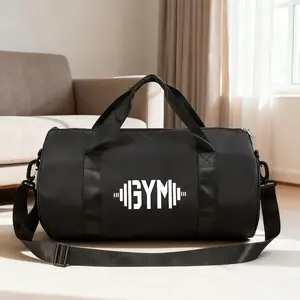 Large Capacity Gym Bag, Fashionable Print Sports Backpack, Adjustable Shoulder Straps, Dry-Wet Separation, Durable Travel Commuter Bag