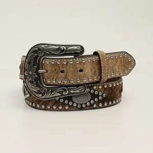 Nocona Cow Hair Beaded Belt