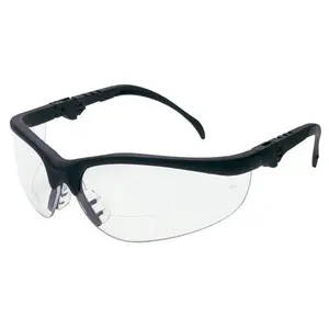 MCR Safety Klondike KD3 Magnifiers Bifocal Safety Glasses with Clear Lenses