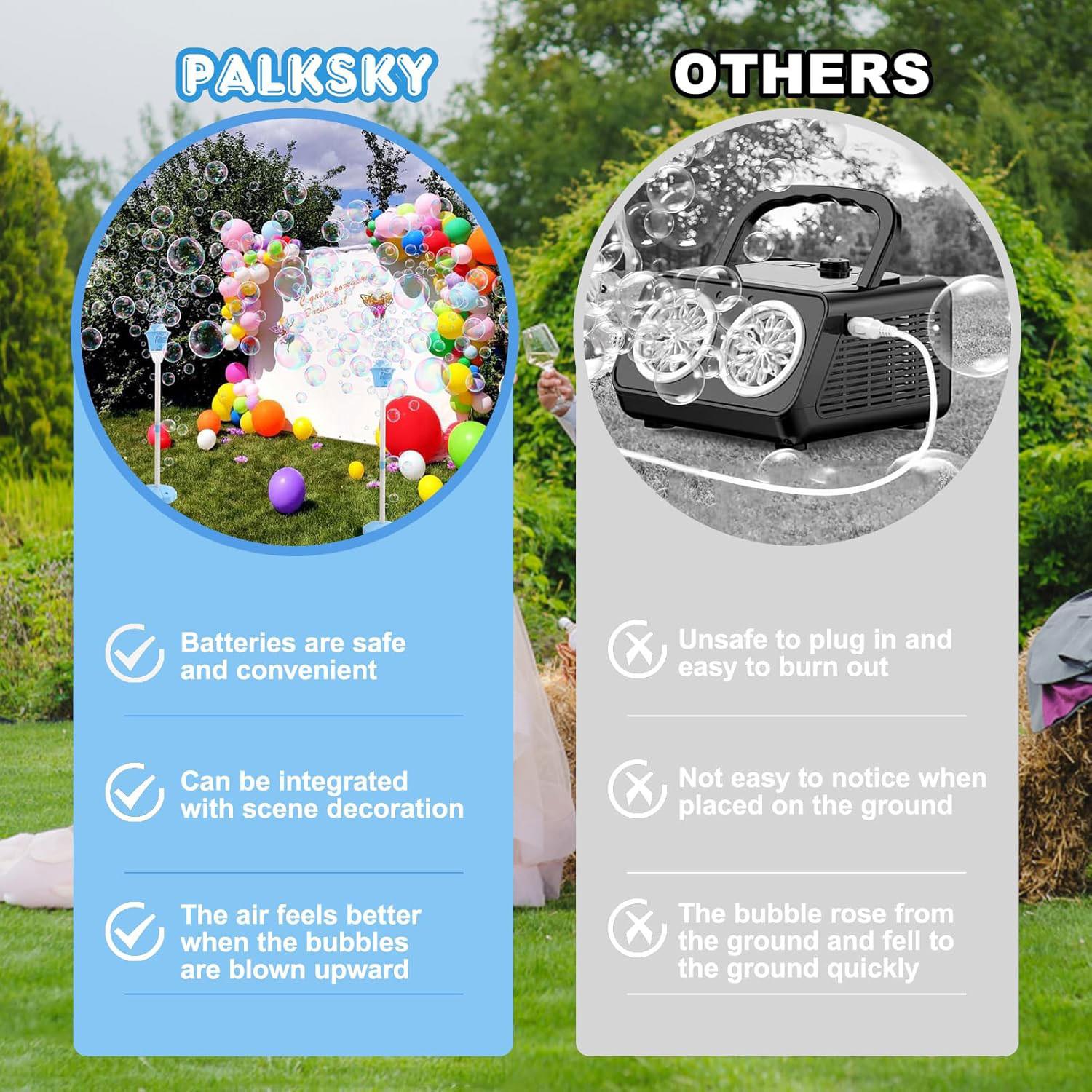 Automatic bubble blowing machine, adjustable height bracket, automatic bubble blowing machine, gifts for boys and girls, Christmas gifts, adult birthday wedding party outdoor toys