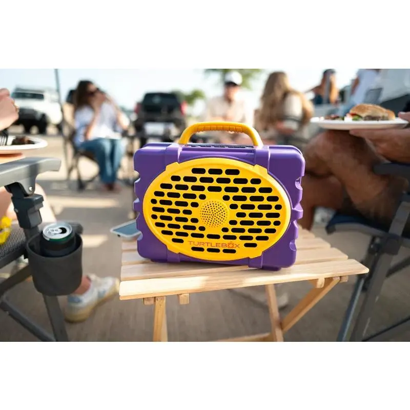 Turtlebox Original: GEN 3 - Game Day Color - Purple & Gold