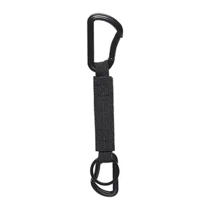 Toughbuilt TB-54-K Durable Keychain Lanyard, Multi-purpose Clip on Wrap Around Keychain, Portable Keychain for Outdoor Camping Hiking, Car Key Chain