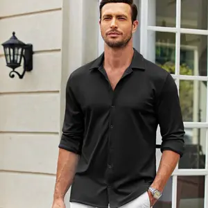 COOFANDY Men's Casual Button Down Shirt Wrinkle Free Shirts Long Sleeve Shirt
