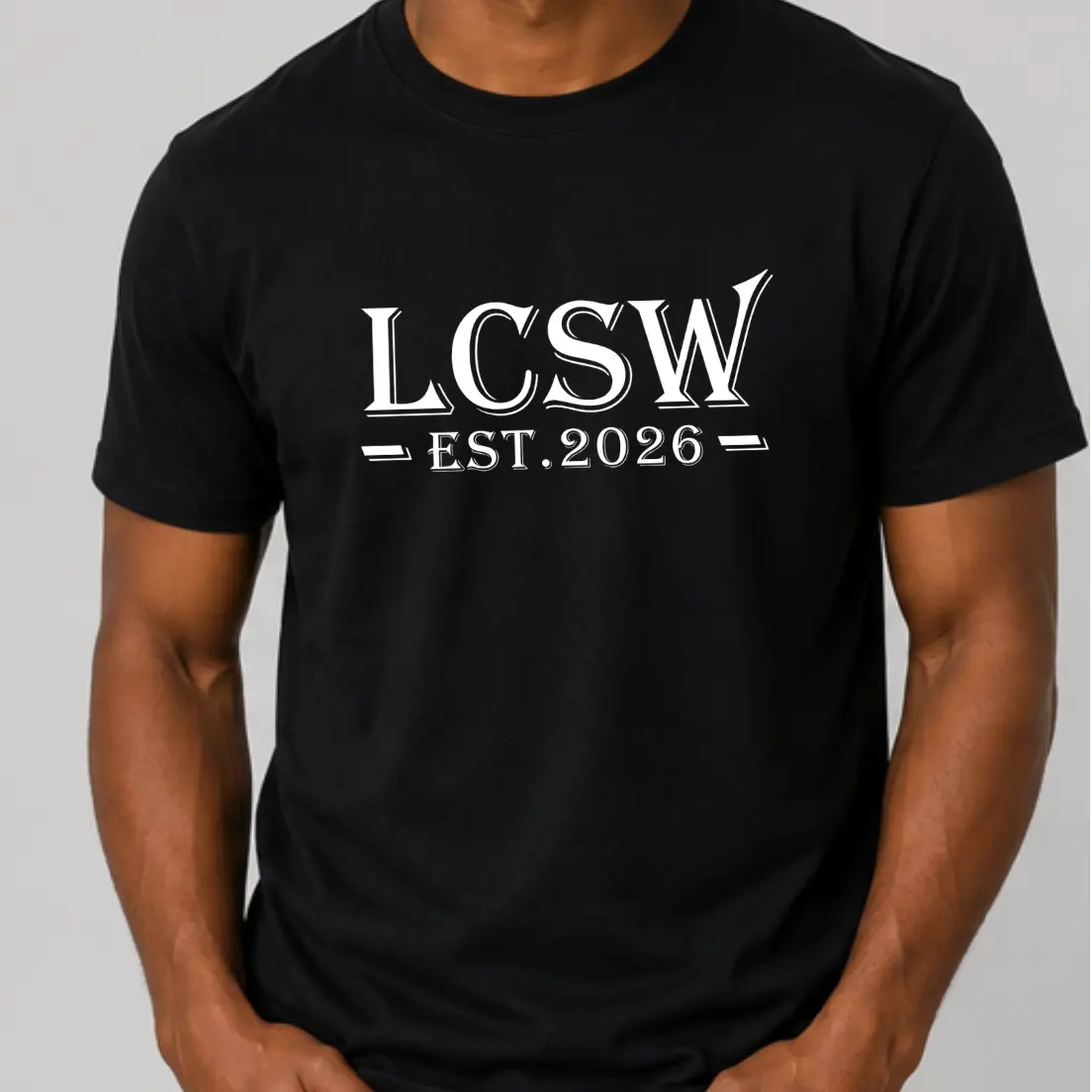 LCSW Men’s Tee – LCSW & LMSW Exam Prep Motivation