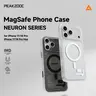 【DealsForYouDays】PEAKZOOC Neural Armor Protective Cellphone Case - Heavy-Duty Shockproof Casing, Anti-Fingerprint Matte Cover, Rugged Protection Phone Accessory for iPhone 17 Pro Max/17 Pro/18 Pro/18 Pro Max Smartphone Protector