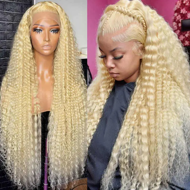 Blonde Deep Wave 613 Human Hair Weave -