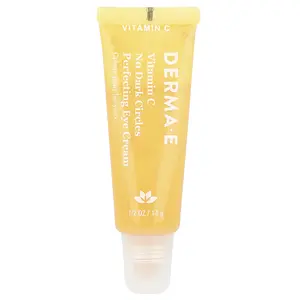 DERMA E Vitamin C No Dark Circles Perfecting Eye Cream, 1/2 oz (14 g)