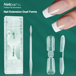 150pcs Double-Ended Nail Extension Mold Set – Square & Coffin Styles with Guide Lines & Enlarged Numbering for Precision, Ideal for Professional Nail Technicians & Salons