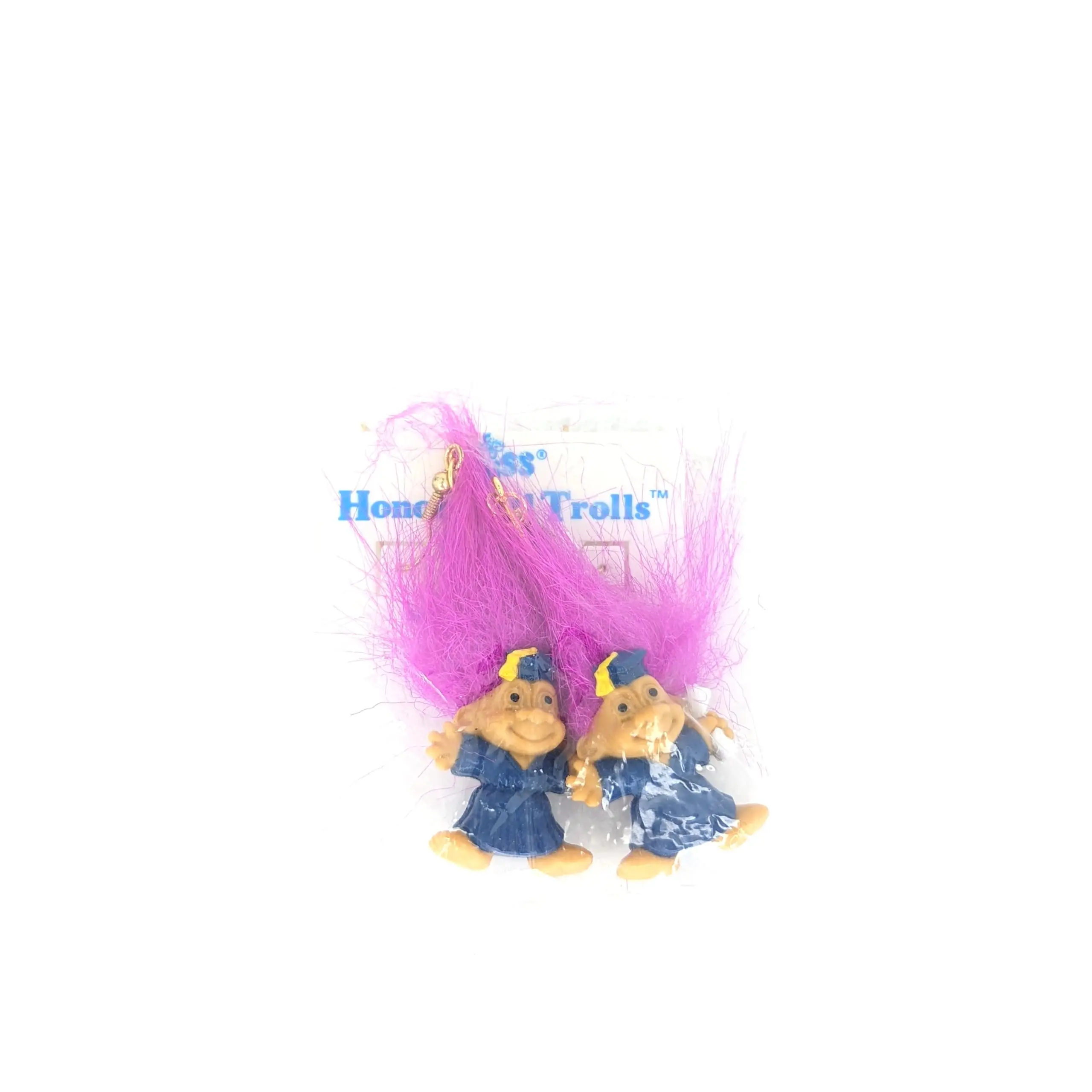 Troll Doll Earrings Grad Graduation Gift