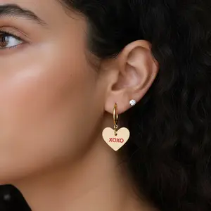 Buttercup Conversation Heart Quinn Earrings