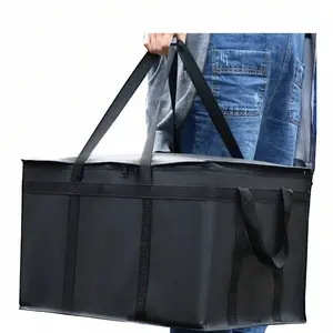 Insulated Food Delivery Bags, XXXL Hot And Cold Pizza Delivery Bags, Commercial Large Capacity Insulated Bags, Doordash Catering Cooler Bags, Party Warmers