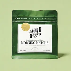 CHALENDAR MORNING MATCHA – Premium Ceremonial Grade Matcha, Pure Green Tea Powder, 1 Pack / 100g,Cold Brew Tea,Hot Brew Tea