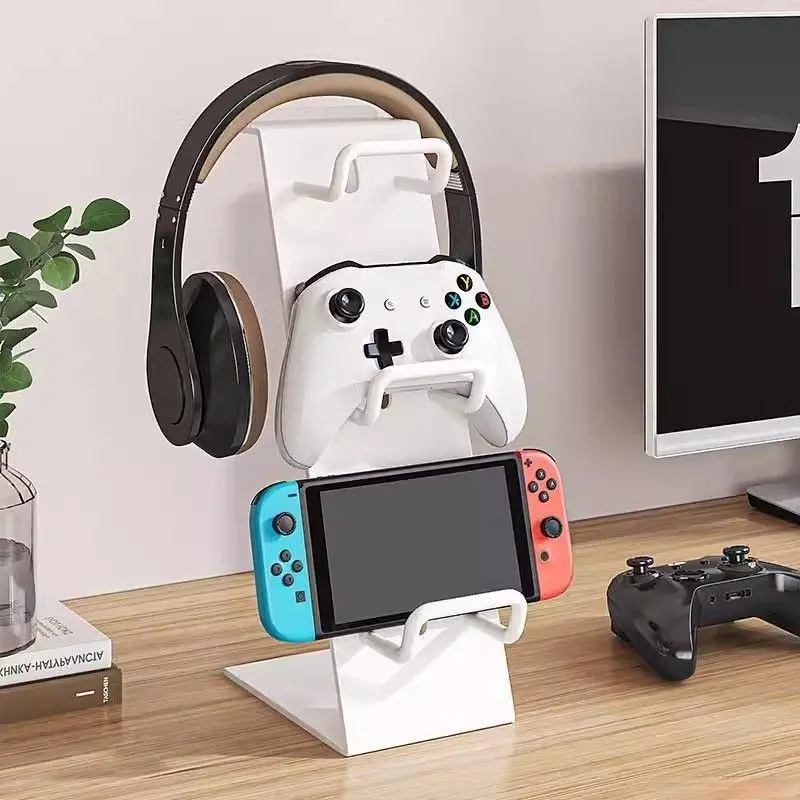 Multifunctional Gaming Headset & Alloy Handle Bracket, Computer Accessories for Console Gaming