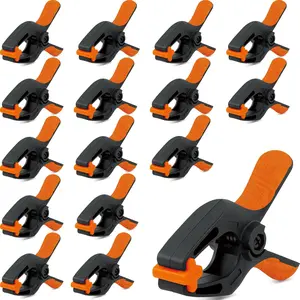 Spring Clamps Heavy Duty, 3-inch Mini Clamps for Crafts with 1-5/8 Inch Jaw Opening for DIY, Gluing, Clamping and Securing