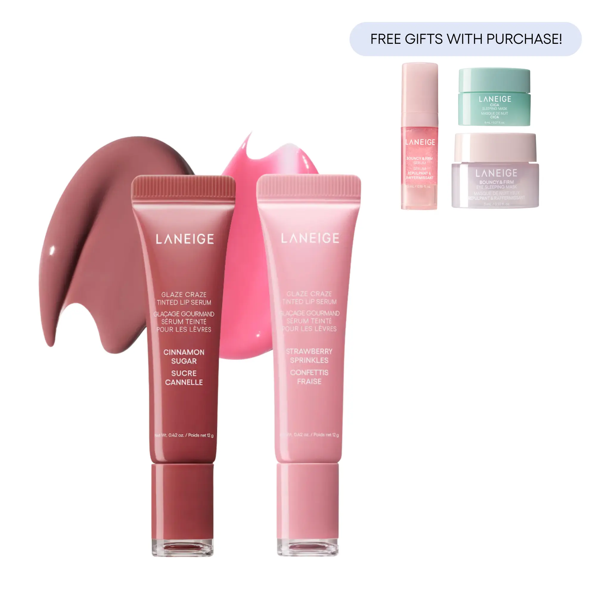 Cinnamon Sugar + Strawberry Sprinkles Glaze Craze