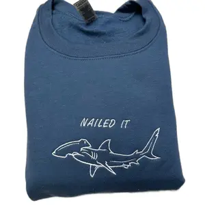 Nailed it Funny Embroidered Sweatshirt