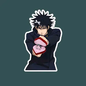 Megumi Fushiguro JJK Sticker – Cool Anime Waterproof Vinyl