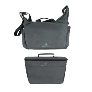Disekerg Agile Core Mirrorless DSLR Camera Storage Bag Compatible with Canon Sony Nikon Fujifilm Ricoh Panasonic DJI Apple 14-inch and more Crossbody Sling Convenient for Outdoor Use Waterproof Shockproof Telephoto Lens Large Capacity