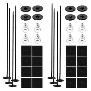 2 Set Car Fan Mounting Kit, Radiator Fan Zip Ties Clips Mounting Kit