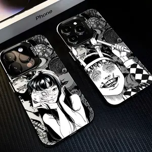 Junji Ito Terror H-Horror Tomie Cool Phone Cases For iPhone 17 Promax 16 15 14 13 12 11 Pro Max Plus Air Matte IMD Black Shockproof Cover Protection Best Gift of Birthday Christmas Halloween