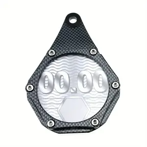 Fashion Motorcycle License Plate Frame, Premium Metal Alloy Structure, Fits All Motorcycles, Easy Installation, Durable and Stylish