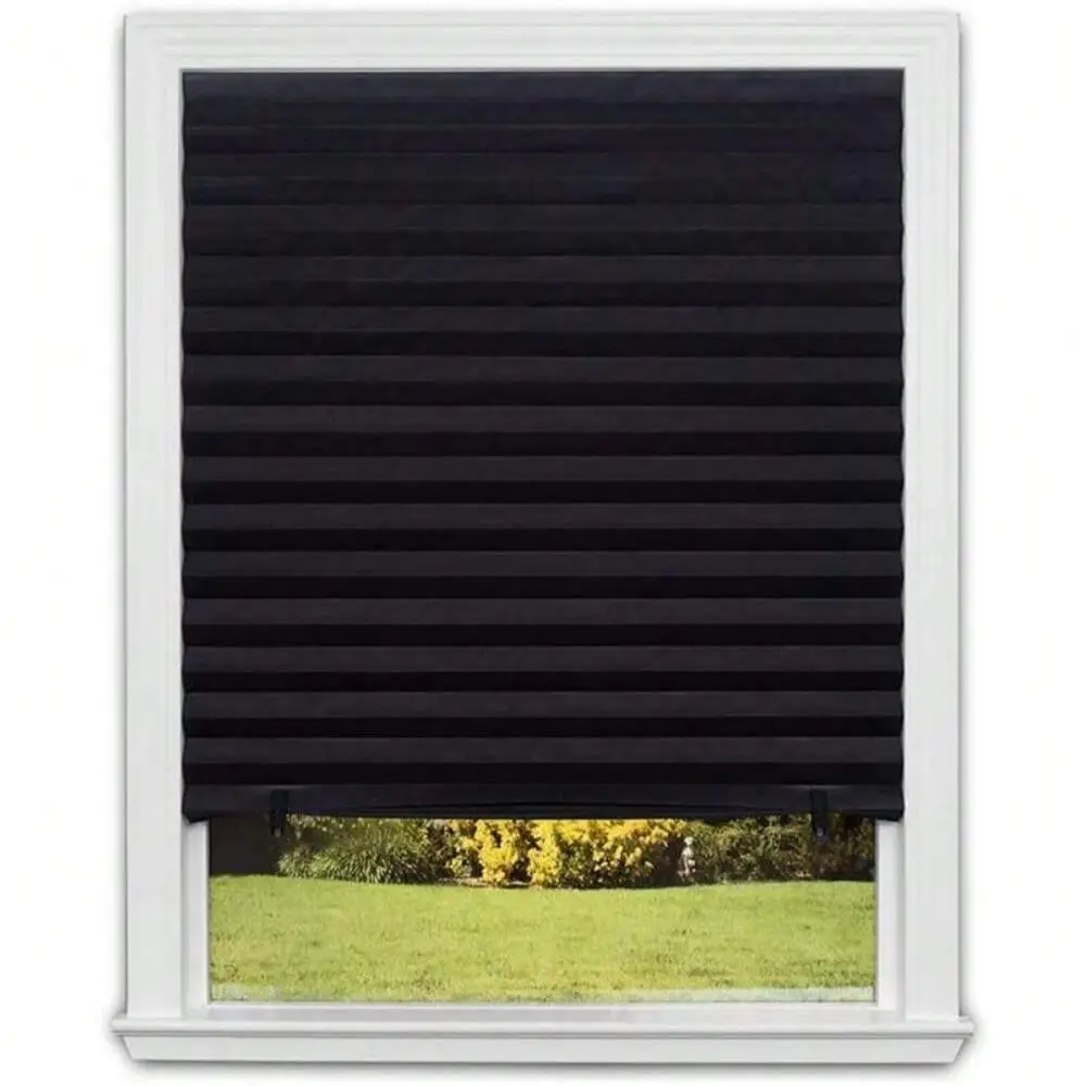 Foldable Pleated Curtain, 1 Count Blackout Curtain, Window Curtain, Home Decor for Living Room, Curtains for Bedroom, Room Decor, Home Decor, Christma