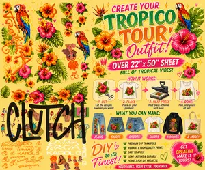 TropiTour DIY decals