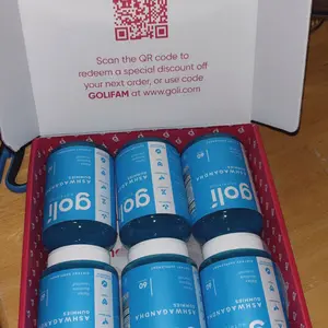 Product Review of 6 Bottles of Goli Ashwagandha & Vitamin D Gummy - Mixed Berry, KSM-66, Vegan, Plant Based, Non-GMO, Gluten & Gelatin Free from 𝚉**𝚒 𝙴**𝚘