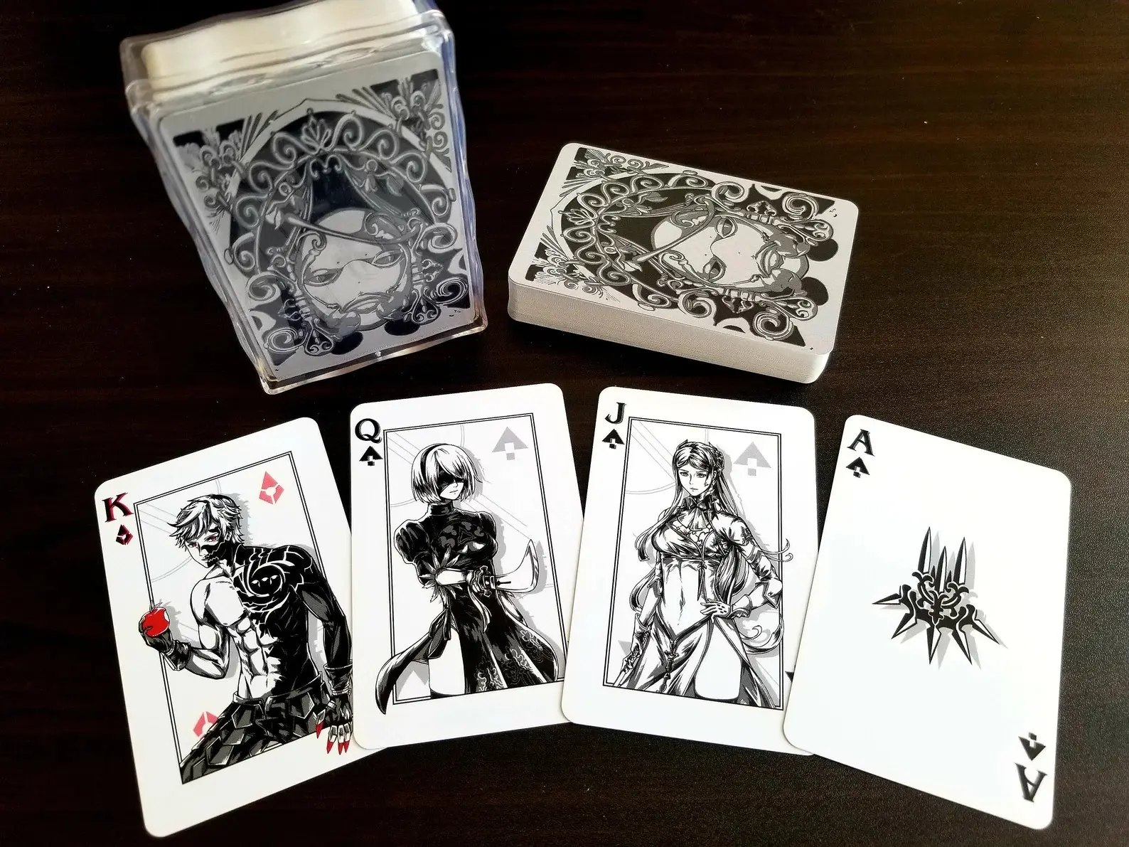 Nier Automata Playing Cards, Anime Poker Deck, 54 Card Collectible Game Cards, Gaming Gift For Nier Fans, Premium Poker Size Deck