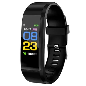 Diamond Mechanical  for Men 115plus Smart Watch  Women Fitness Tracker Sport Watch Waterproof Smartwatch Heart Rate Blood Pressure Monitor Smart Band