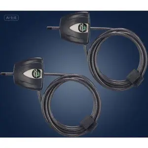 Heavy Duty Steel Cable Lock with Keys, Anti-Theft Security Lock for Trail Cameras and Kayaks, Reusable 2 Pack, Secure Durable Locking Cable for Outdoor Equipment container accessory