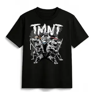 TMNT Teenage Mutant Ninja Turtles Tee | Retro Cartoon Graphic T-Shirt | Classic 90s Streetwear Shirt | Unisex Cotton Tee | Turtle Fan Gift