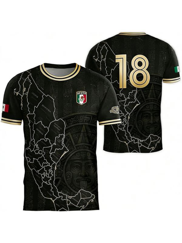 2026 New Arrival - Great Deal on Mexico World Cup Home Jersey,Men's Football Print T-shirt， 4 Mexican-themed jerseys，Breathable Sweat-Absorbent, Sporty Fit, All Seasons, Fast Shipping，Mexico home ground World Cup support jerseys，Family Gifts