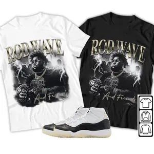 Rod Wave Rap Unisex Shirt To Match Sneaker Gratitude 11s Tee, AJ 11 Gratitude T-Shirt