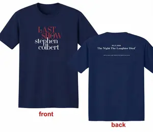 The Last Show with Stephen Colbert 2026 T-Shirt, Late Night Comedy Tee, TV Show Graphic Tee