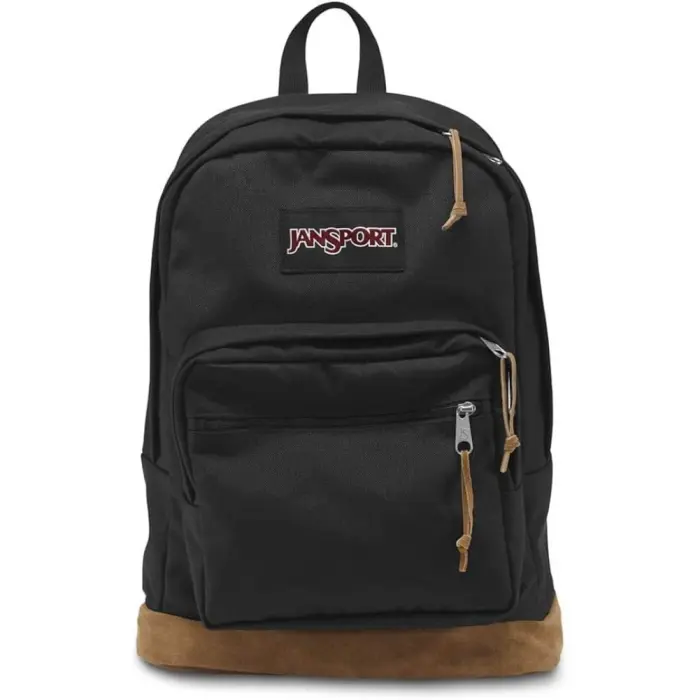 JanSport Right Pack Backpack, Unisex, Black, Laptop Compartment, Shoulder Strap Backpack