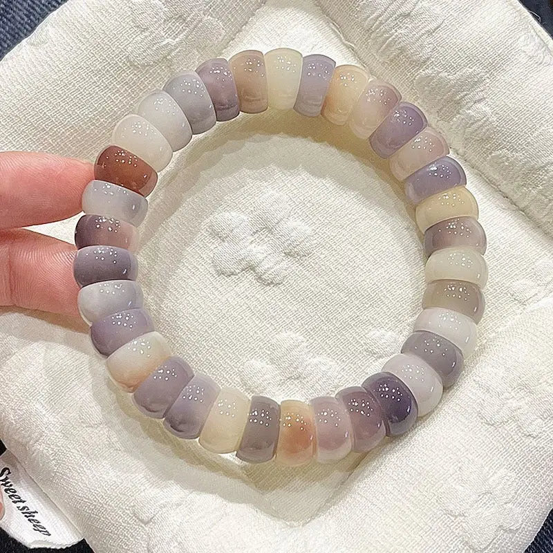 Bodhi Bracelet Unique Bowl-Shaped BeadsNatural Wooden Beads Anxiety Relief Spiritual Gift Seed Bracelet Especially Suitable for ADHD Meditation Mindfulness Student Stress-Relief  Beads Finger-Spinning BodhiHandicraft Prayer Beads high appearance