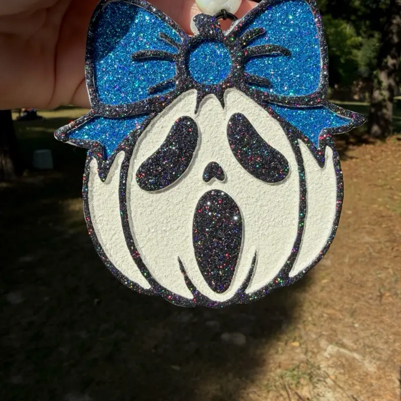 Scary Pumpkin Car Freshie