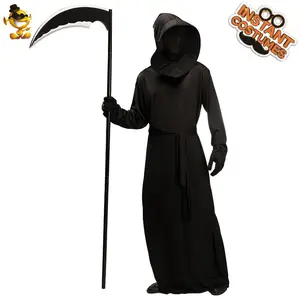 Big Men's Black Devil Halloween Costume Ghost Festival Scythe Monster Cosplay Costume Death Stage Performance Costume