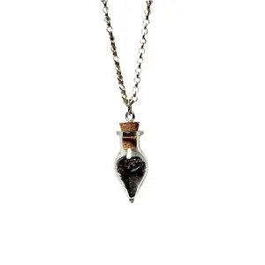 Garnet Necklace/ Potion Bottle