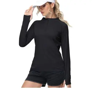 yuyangdpb Women's Long Sleeve Shirts UPF 50+ Sun Protection SPF Quick Dry Lightweight T-Shirt Swim Hiking Runing Fishing Tops
