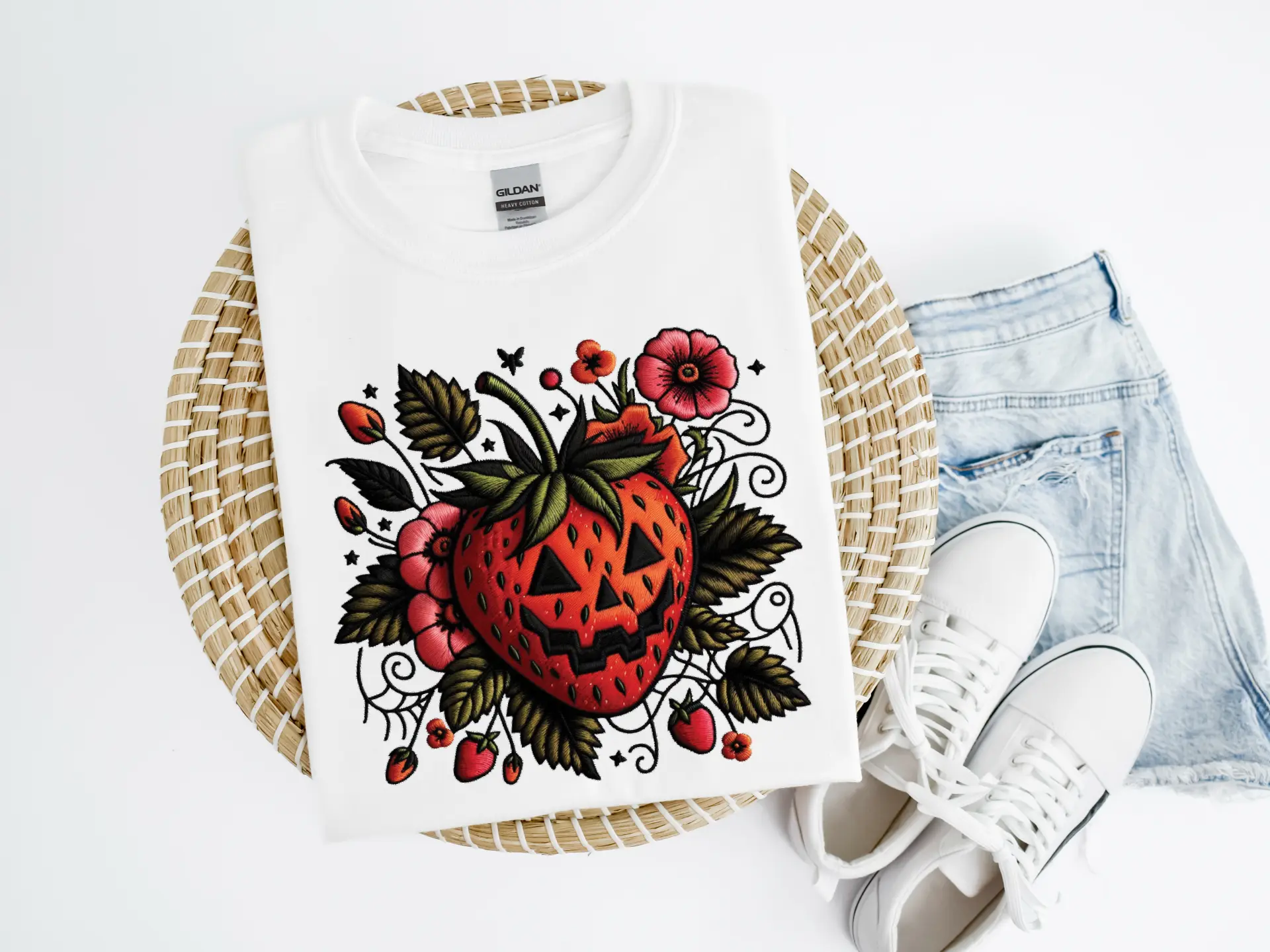 Summer Strawberry Spooky Shirt