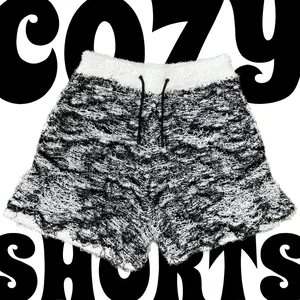 Black & White Cozy Shorts