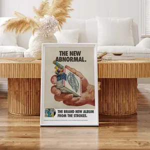 THE STROKES The New Abnormal,Quality Canvas Print,Wall Art for Living Room,Vintage Poster Art,Home Decor,Festivals and birthday gifts POSTER