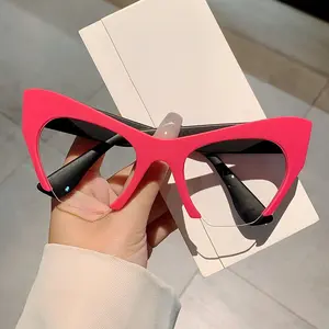Fashion Pink Cat-Eye Sunglasses – Trendy Women’s Eyewear with Bold Shape | Perfect for Sun Protection, Beach Days, and Adding a Pop of Color to Your Look