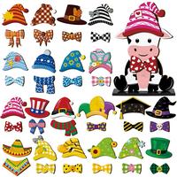 42pcs: Black and White Cow Standing