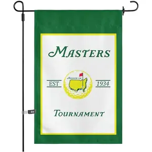 Golf Masters Flag Garden Flags Yard Patio Lawn House Home Decoration Flags Outdoor Decor Holiday Decor Double Sided Printing 12x18 Inches